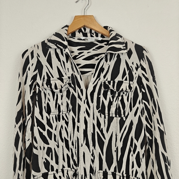 Diane Von Furstenberg 100% Silk Printed Mini Long Sleeve Dilly Twiggs Dress 0 - Picture 3 of 13
